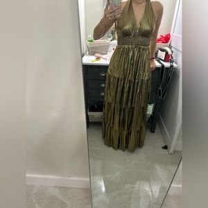 GOLD PROM/FORMAL DRESS